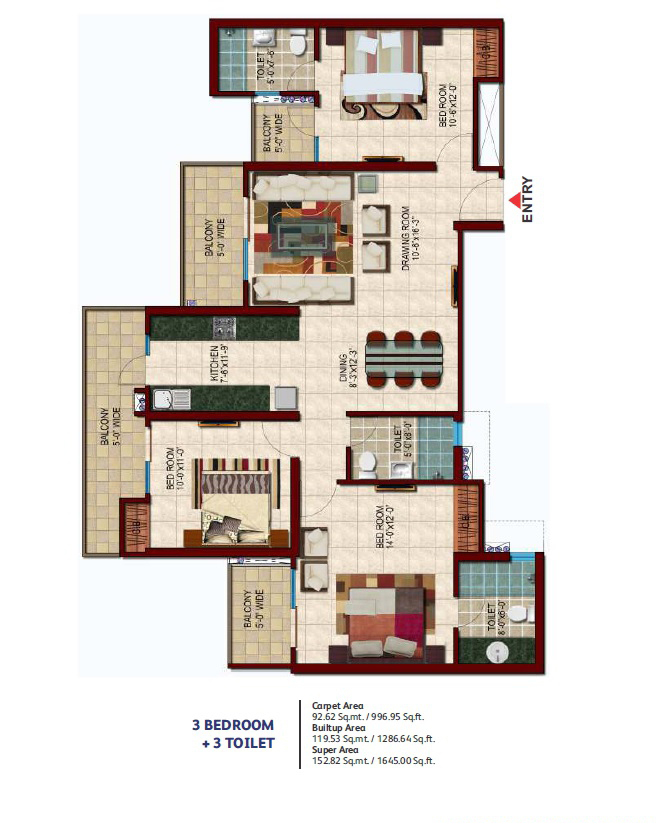 nirala estate apartments Noida Floor plan